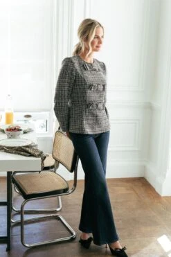 Gray Brielle Tweed Jacket -ULLA JOHNSON SHOP Oojutip4cT2e4yprtY0B8GktfKhywELH 1