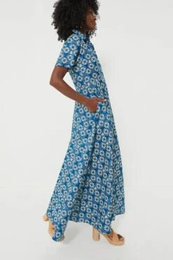 Blue Feyi Dress -ULLA JOHNSON SHOP P5TM0JGbsDEBKHDZrQXxqk84cqPjFf9h 1