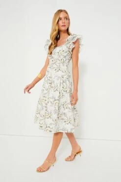 Sage Multi Mindy Midi Dress -ULLA JOHNSON SHOP P6wIqmE2wIZrMntgP05IPr4CpTiCwCCi 1
