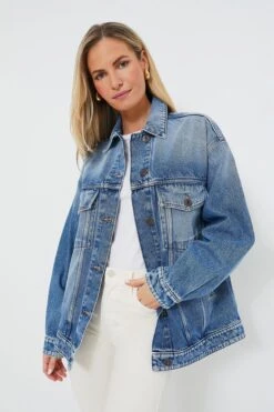 Weekend Max Mara Navy Light Pio Denim Jacket
