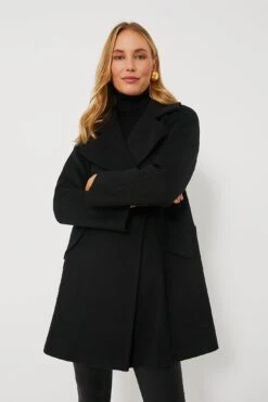 Black Harley Peacoat -ULLA JOHNSON SHOP PZ3LeiN6gja6oQCiAnEkVt4TcCQ1Hpf1 1
