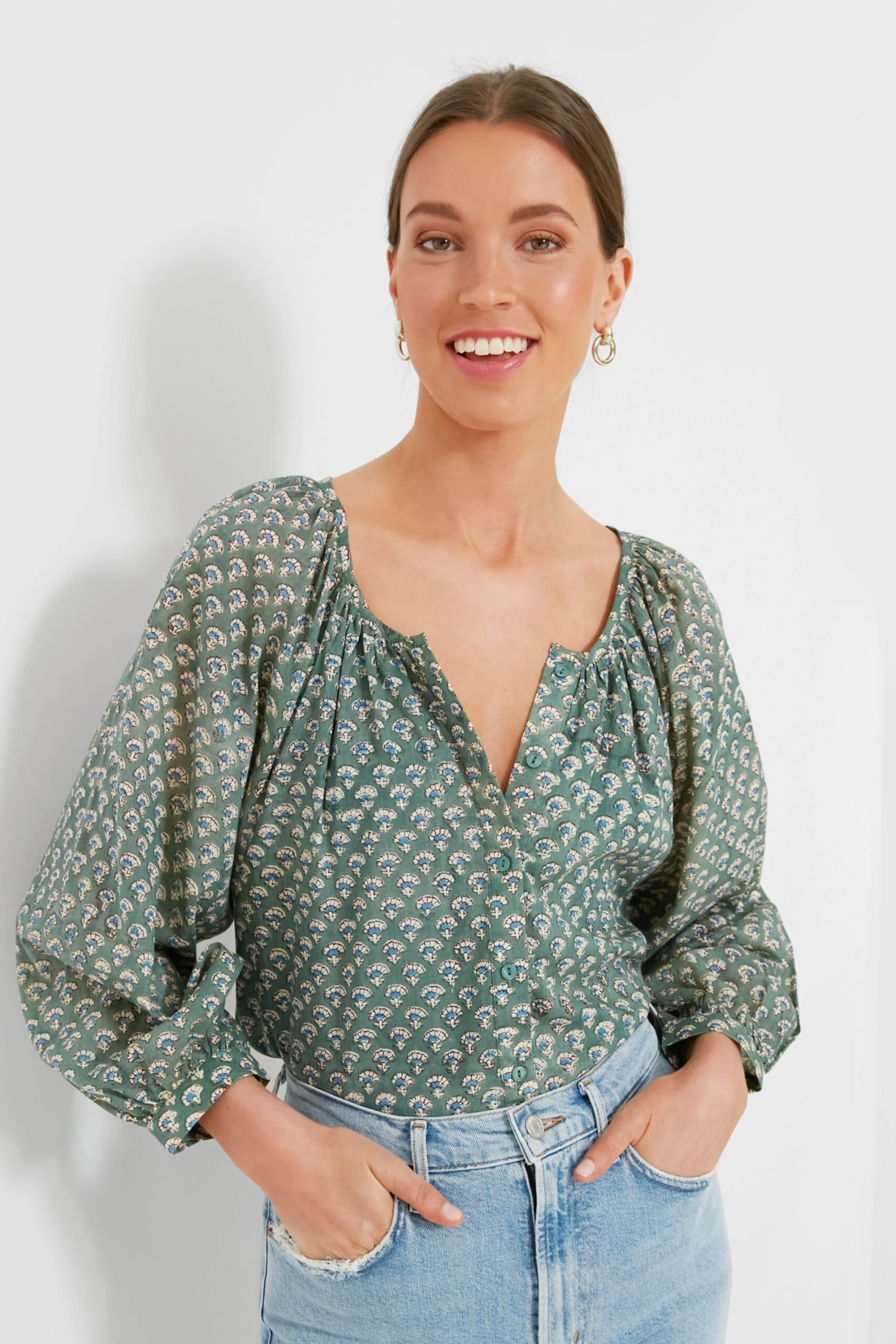 Day Flowers Juniper Frances Blouse 7 Day Flowers Juniper Frances Blouse - Image 7