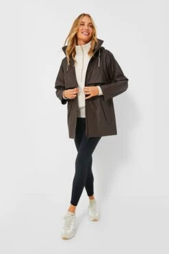 Varley Dark Truffle Alyssa Rain Jacket -ULLA JOHNSON SHOP Ptm4ltWlUYWXW60OlAywhtYMGKbF1Aqk 1