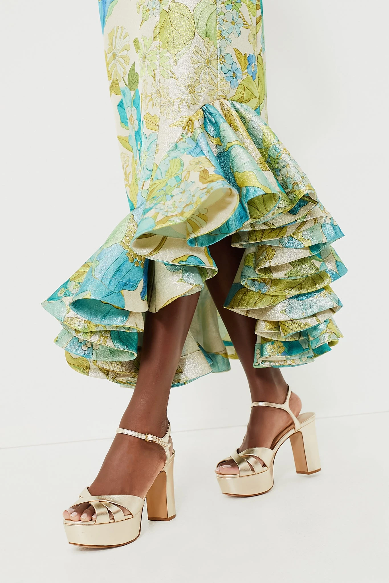 Blue Janis Strapless Midi Dress 6 Blue Janis Strapless Midi Dress - Image 6