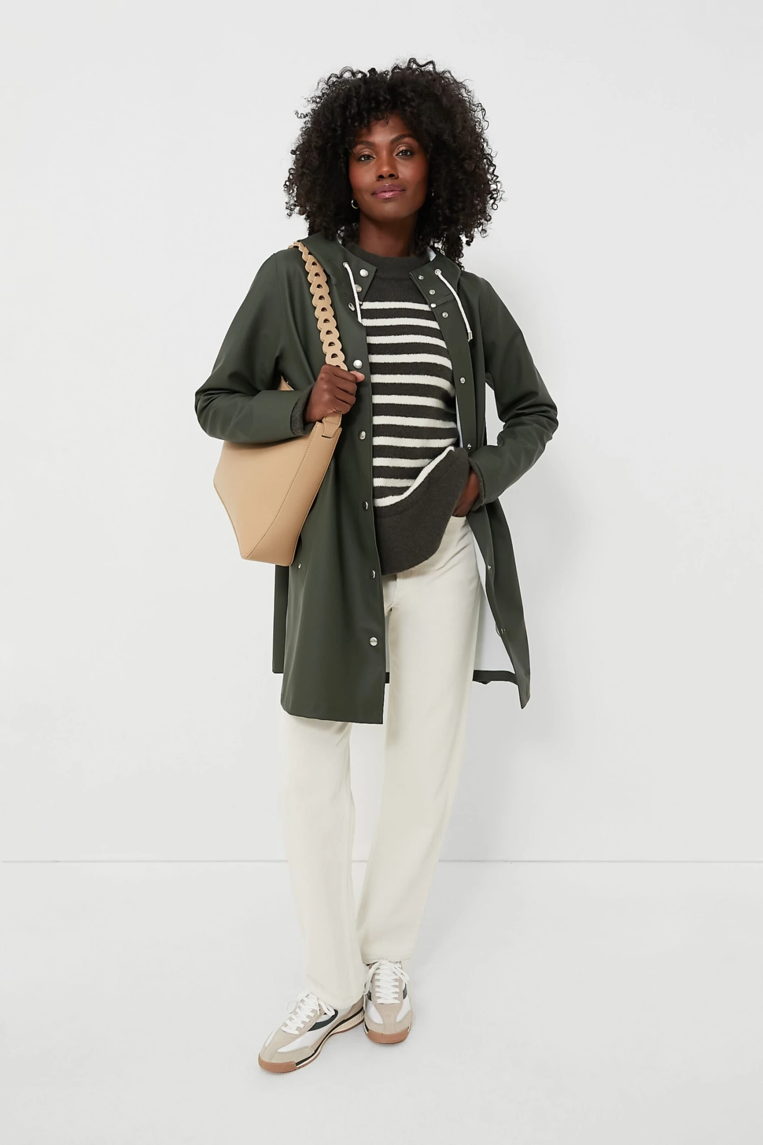 Stutterheim Green Mosebacke Raincoat 2 Stutterheim Green Mosebacke Raincoat - Image 2