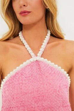 Pink Tweed & Pearl Petra Mini Dress -ULLA JOHNSON SHOP QMQMp3y8N6wvr6DHetiXP7btOz30VUk8 1