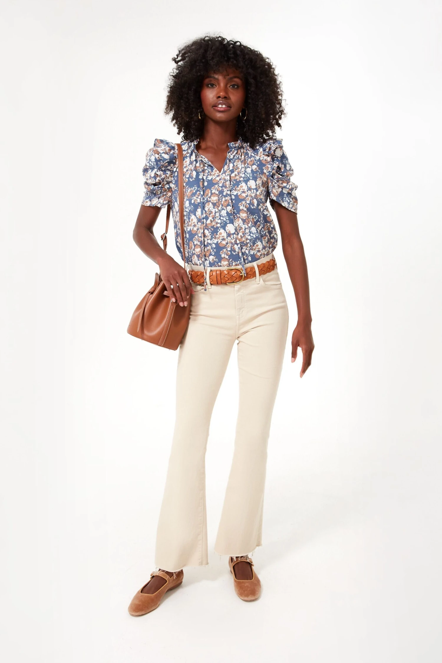 Vintage Blue Loire Top 2 Vintage Blue Loire Top - Image 2