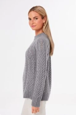 Gray Peacock Sweater -ULLA JOHNSON SHOP Qyl9P8iRtq4VzHBrJ2mL7YdWUODwLthr 1