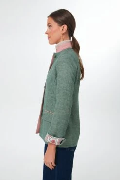 Green Linen Camille Tale Jacket -ULLA JOHNSON SHOP R4raRfQFycBsmOZj5Cujqe2EX7SF97d4 1