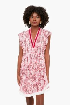 Pink Sunflower Sasha Mini Dress -ULLA JOHNSON SHOP R9WYVWM1g4C80AwhdC20nQW1A9AnO5sO 1
