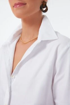 White Oxford Boyfriend Shirt -ULLA JOHNSON SHOP RBEkSGzqWeWeuDJ1H3nIr53E6A9MbDxz 1