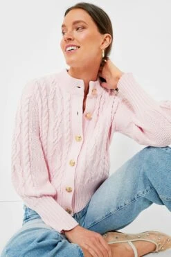 Pink Salt Colette Cardigan -ULLA JOHNSON SHOP RMf18VU8OK8H94TheKtaBiYdIAzKSajE 1