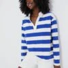 Seaport Stripe Ellis Knit Polo Popover