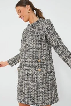 Smoke And Mirrors Long Sleeve Tweed Jackie Dress -ULLA JOHNSON SHOP SMV8IMEzIWPEpVbJ0PfTBt8nuVPs2TN0 1