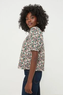 Purple Multi Floral Petunia Blouse -ULLA JOHNSON SHOP ShJkq6liNjMopX3eXtqb28jltHNkIA7K 1