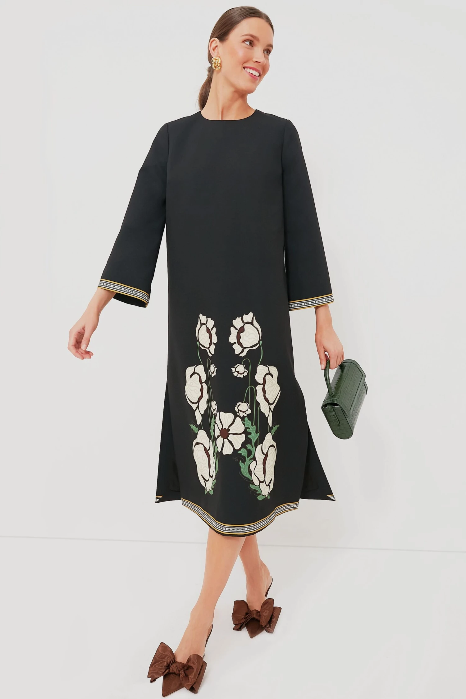 Moonflower Bouquet Hutton Dress 1 Moonflower Bouquet Hutton Dress