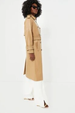 Veronica Beard Khaki Conneley Dickey Trench Coat -ULLA JOHNSON SHOP Sml3yoBbxY1n4eK3TGUd3VmlCppWxMQ0 1