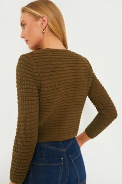 Ba&sh Kaki Gaspard Cardigan -ULLA JOHNSON SHOP Srr71tCLwygUmJqwIQjbi8vWf6CzTNfD 1