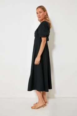 Staud Black Finley Dress 7 Staud Black Finley Dress -ULLA JOHNSON SHOP TL8dX5HmVSz7FU97SBG1LPUA5eSRS56J 1