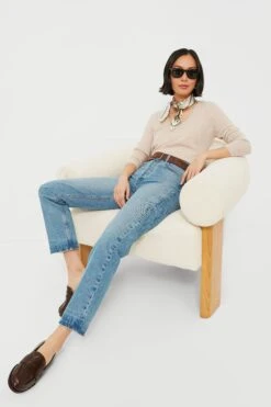 Sandstone Cashmere V-Neck Sweater -ULLA JOHNSON SHOP Td97aFjOUNmPZzvsgONJG7fHgJz5VFEY 1