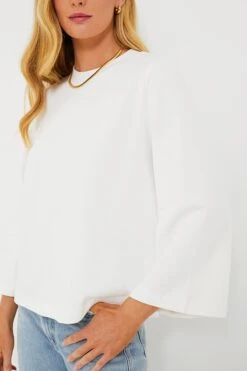 White Adler Tee -ULLA JOHNSON SHOP TerWDXcfgJSOf7FrTOronaSiOJwGX91C 1