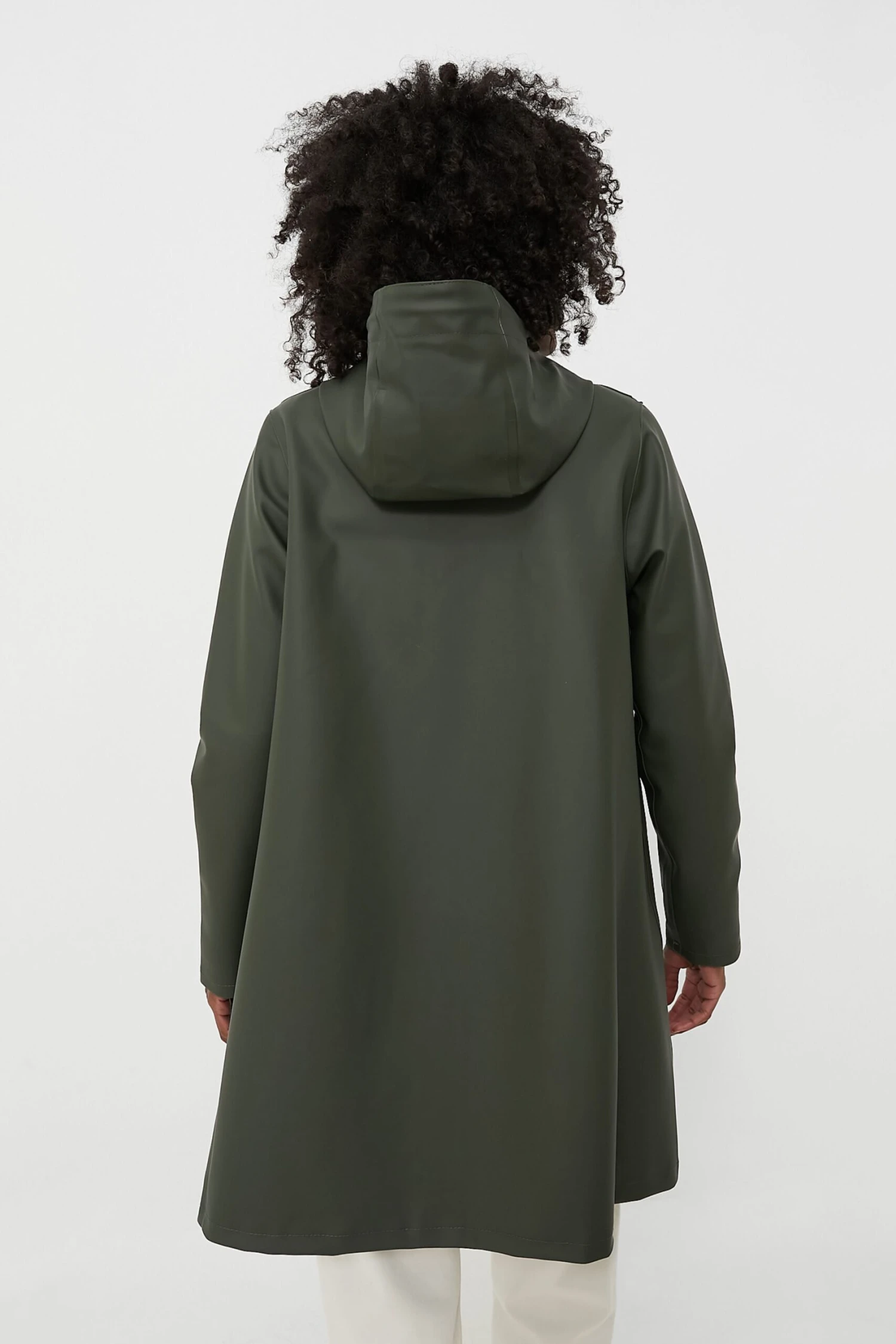 Stutterheim Green Mosebacke Raincoat 4 Stutterheim Green Mosebacke Raincoat - Image 4