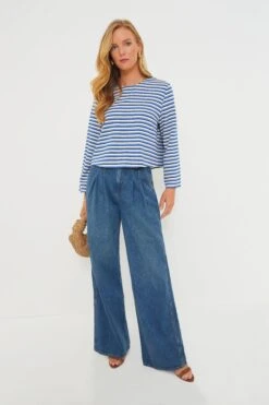 Veronica Beard Vintage Globetrotter Mia Wide Leg With Double Pleat -ULLA JOHNSON SHOP U0tXH4CABKrQbTSqZtMjCMCktSghcHYl 1
