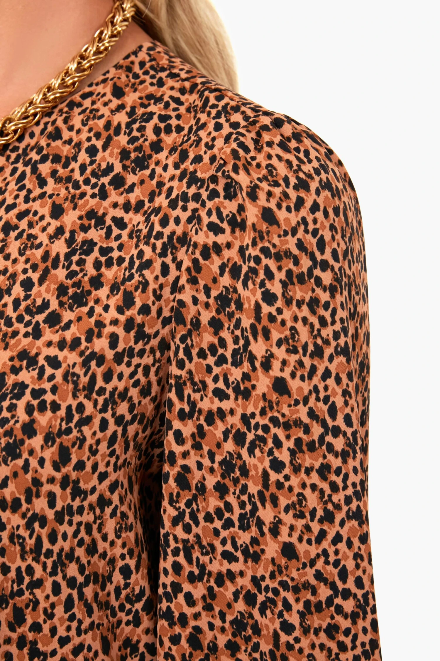 Leopard Carlota Peplum Blouse 5 Leopard Carlota Peplum Blouse - Image 5