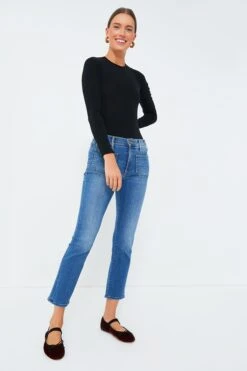 Wolford Black The Round Neck Bodysuit