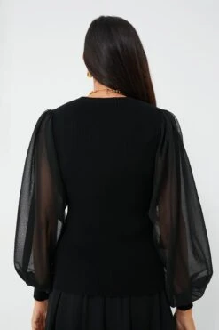 ULLA JOHNSON Noir Sabrina Pullover -ULLA JOHNSON SHOP UVeTaXueYKpeFvCG7oCu6vXR8xUtE1Ln 1