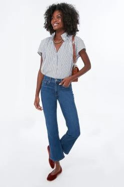 Blue Stripe Rae Blouse -ULLA JOHNSON SHOP Ur9PoF5oTBc5eQdNhyVWJCq3yAHYGyQe 1