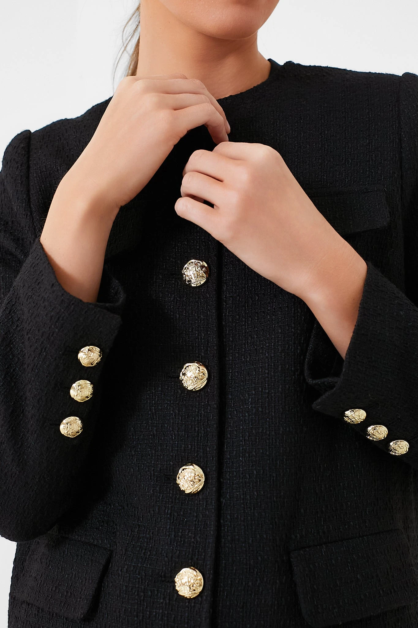 Black Tweed Jennings Jacket 5 Black Tweed Jennings Jacket - Image 5