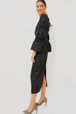 Black Jacquard Puff Sleeve Darcy Dress 8 Black Jacquard Puff Sleeve Darcy Dress -ULLA JOHNSON SHOP VG1H0ywaMUss6pCFeOaXjKbTzBmh5d3i 1