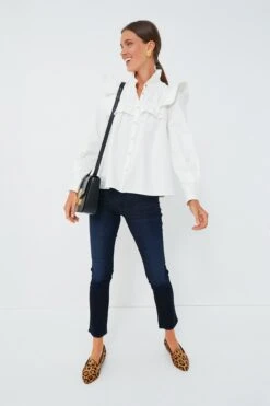 White Winnie Blouse -ULLA JOHNSON SHOP VYAGCX4yMTj7yk5c4NAcih9R2trYBHln 1