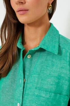 Sea Green Callahan Shirt Dress 13 Sea Green Callahan Shirt Dress -ULLA JOHNSON SHOP VjMhe9bELoUz7aC9IbDNsgQZlEZLRtGL 1