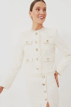 SELF PORTRAIT Cream Cord Lace Jacket -ULLA JOHNSON SHOP VluS2aJjiv2HiqvEYspYZoh3xSYzJ4EL 1
