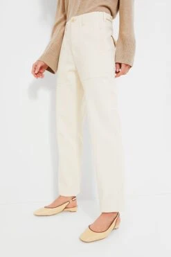 Ecru Herringbone Neil Pant 8 Ecru Herringbone Neil Pant -ULLA JOHNSON SHOP Vupei3mUcYKmNVRZ8UIDA3flQP62OGxj 1