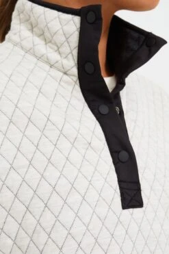 Marine Layer White And Black Corbet Reversible Pullover -ULLA JOHNSON SHOP W3amFdN7uPTxHDr2IYZjUQGwHWT0TxKY 1