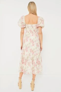 Rose Rosita Midi Dress -ULLA JOHNSON SHOP WDfVdpJgpVhleOtERBiQc4Hus3oyBXC0 1