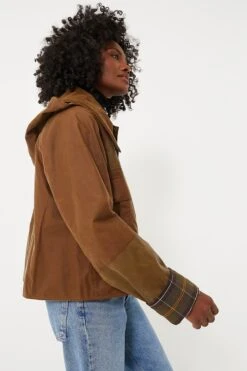 Tan Sand Barbour Ganni Block Spey Jacket -ULLA JOHNSON SHOP WEACtYUliUh80GVwX28ZIqitEQfbvmu0 1