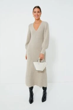 Taupe Bellagio Knit Dress -ULLA JOHNSON SHOP WIw1hRZkMc8QXRmzipb9lsOEwOUMy2og 1