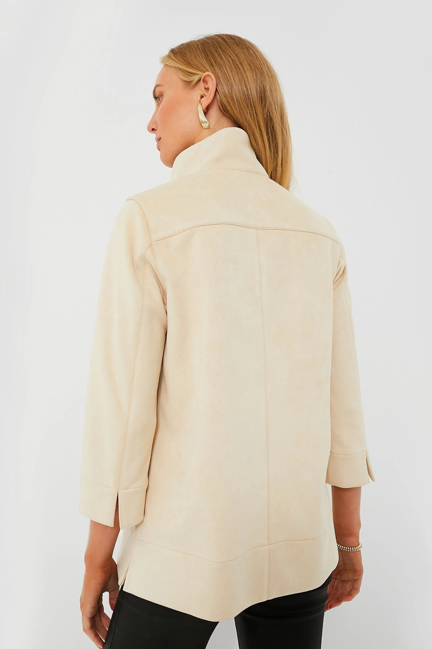 Bone Suede Margot Top 4 Bone Suede Margot Top - Image 4