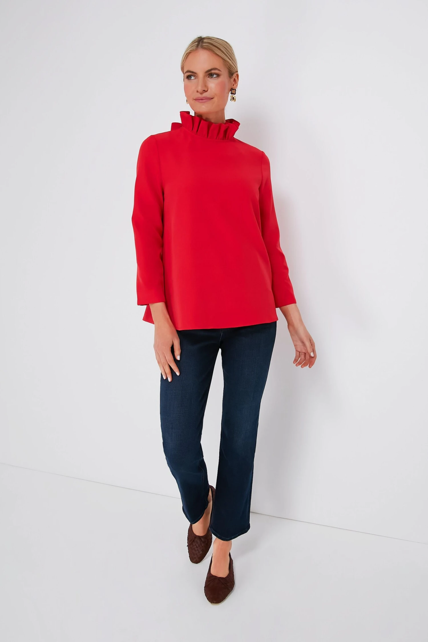 Poppy Red Faye Blouse 2 Poppy Red Faye Blouse - Image 2