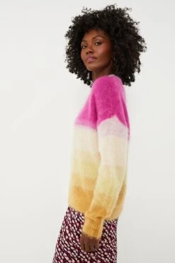 Isabel Marant Etoile Fuchsia And Yellow Drussell Sweater -ULLA JOHNSON SHOP X8rs7PeaUYXb7nYmEgRB23CgyHmQ8sHq 1