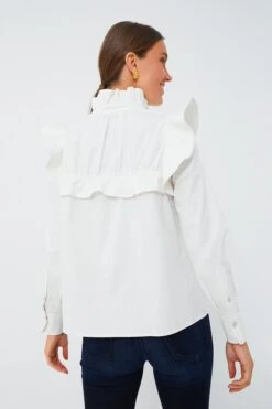 White Winnie Blouse -ULLA JOHNSON SHOP XATr612ELndj62qG3qr8atP2njOjhAz6 1