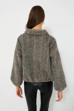 Birch Chevron Stripe The Outlander Pullover -ULLA JOHNSON SHOP XPNjngCFxpmfLV4dj6byBsvmoWDN3Es0 1