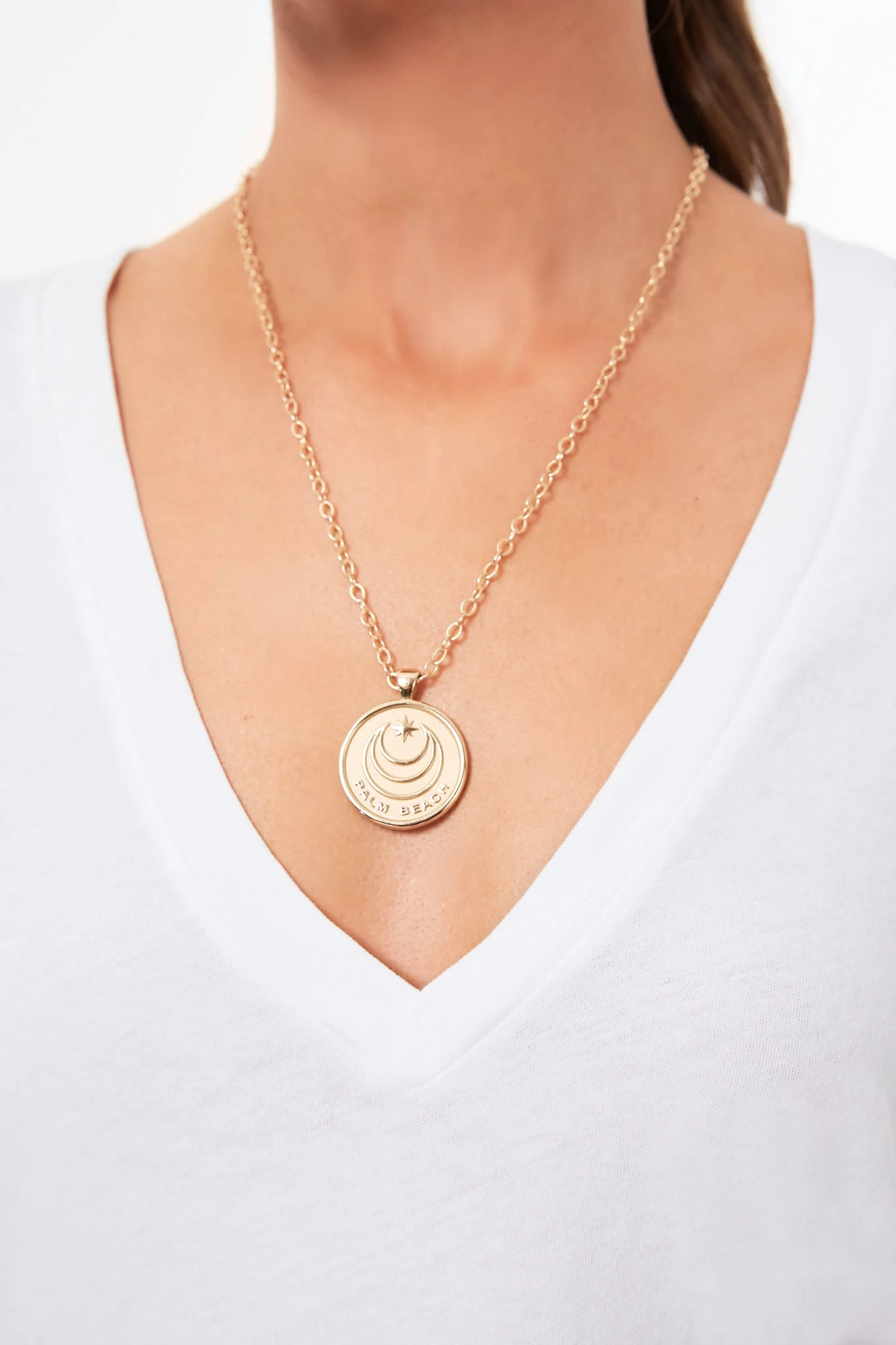 True White V Neck Tee 5 True White V Neck Tee - Image 5