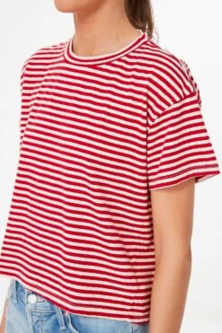 MOTHER Chemise A Rayures The Big Baggy Mid Tee -ULLA JOHNSON SHOP XhCEYRT6bliACJPEJoy9H3pf6psIhwEo 1