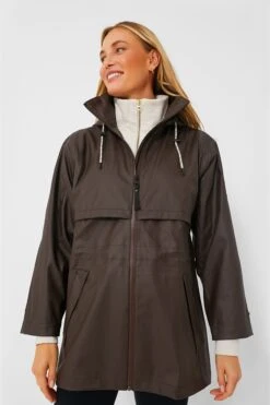 Varley Dark Truffle Alyssa Rain Jacket -ULLA JOHNSON SHOP YKM7XCpLz3hs4MNSlbZvaSYjkWQ5huqQ 1