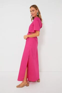 Magenta Naida Dress -ULLA JOHNSON SHOP YPSBcPcKbWkc5JFGUuK3uV1Y7wUrVbzh 1
